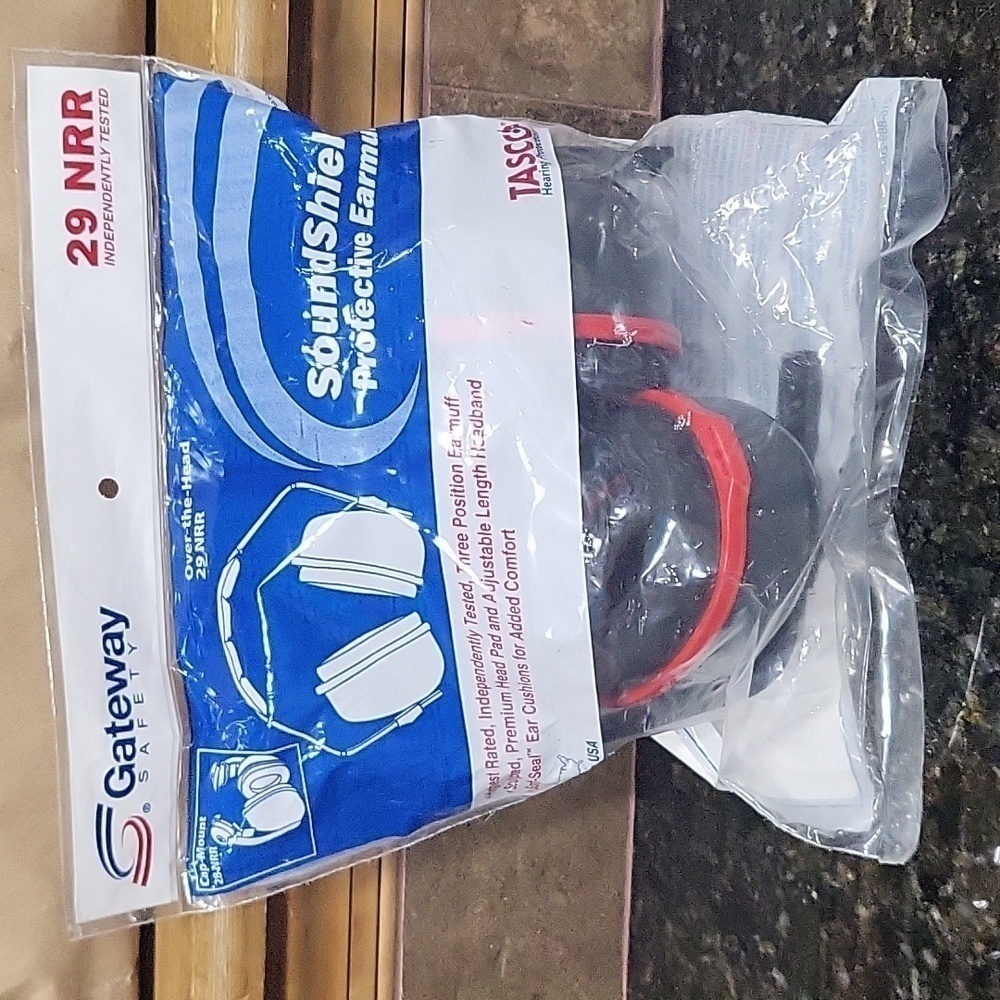Nib Gateway Safety Tasco Sound Shield Multi-Position Dielectric Ear Muffs NRR 29